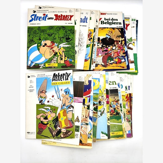 Asterix by Goscinny and Uderzo Books 1-27, 29 & 33 (German Deutsch Grosser Band) by Goscinny And Uderzo book cover