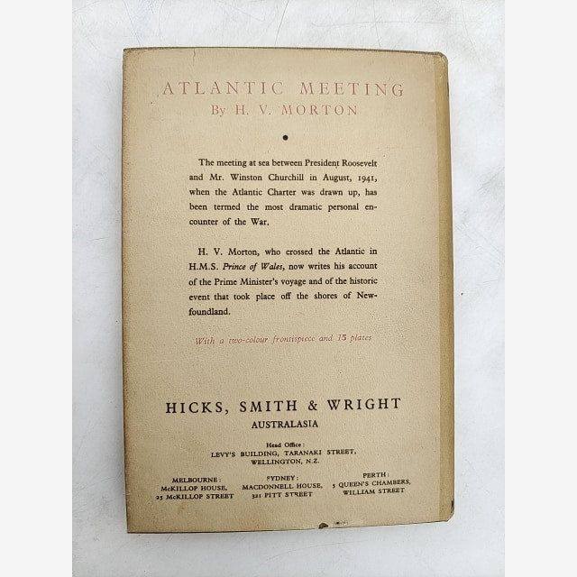Atlantic Meeting by H. V. Morton (Hardcover, 1944) Miltary & War by H. V. Morton — photo 6