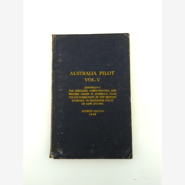 Australia Pilot Vol. V by Hydrographic Department Admiralty (Hardcover) Aviation by Admiralty Hydrographic Department book cover
