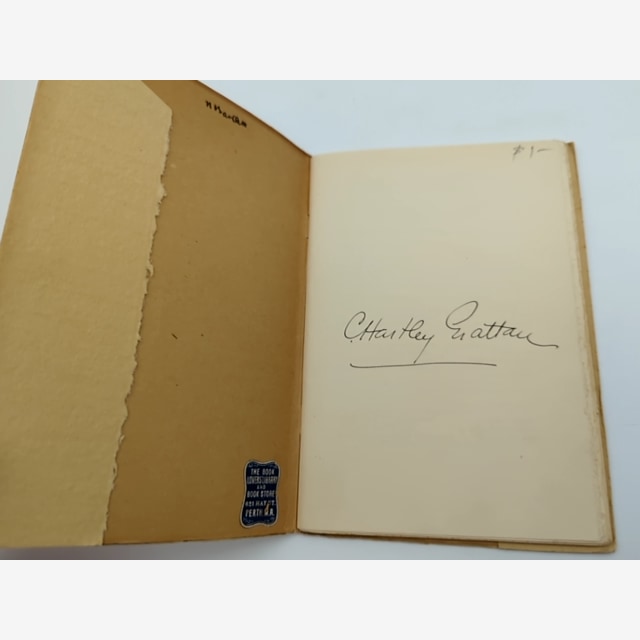 Australian Literature by C Hartley Grattan (Chapbook) 1st Edition Signed by C Hartley Grattan — photo 3