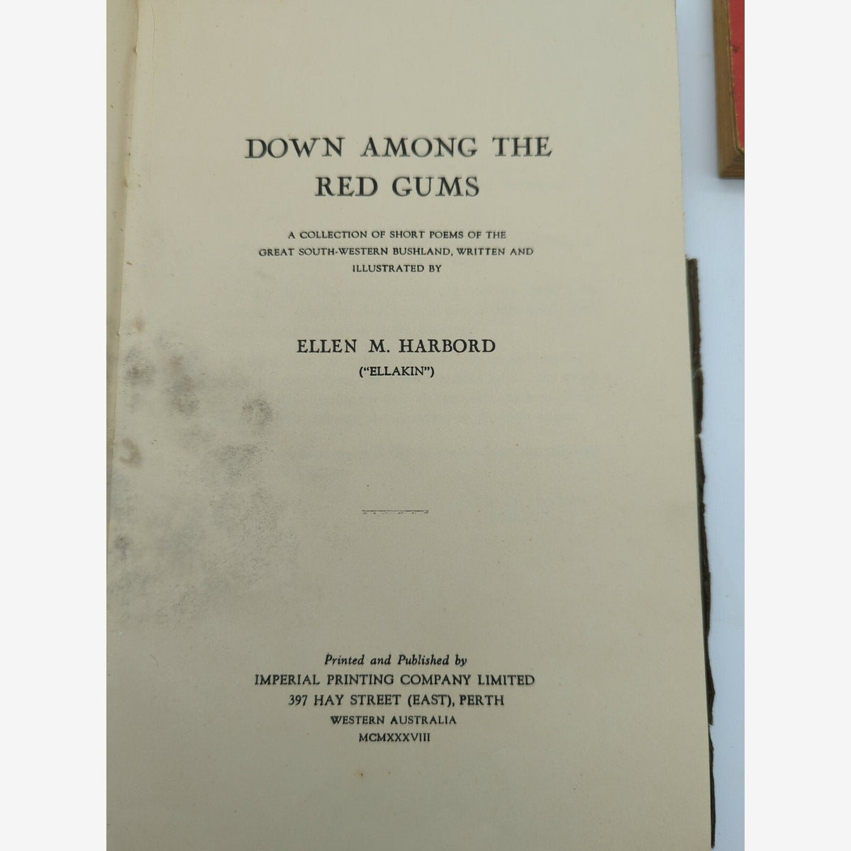 Australian Poetry lot, Down Among the Red Gums Ellen Harbord (rare) Henry Lawson by John Clarke, Ellen M. Harbord, Henry Lawson — photo 10