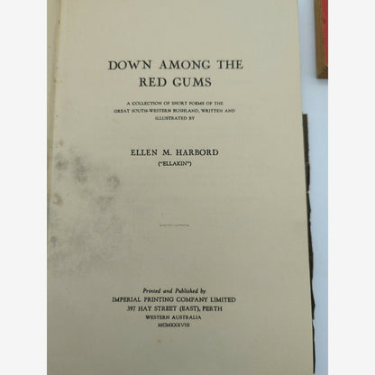 Australian Poetry lot, Down Among the Red Gums Ellen Harbord (rare) Henry Lawson by John Clarke, Ellen M. Harbord, Henry Lawson — photo 10