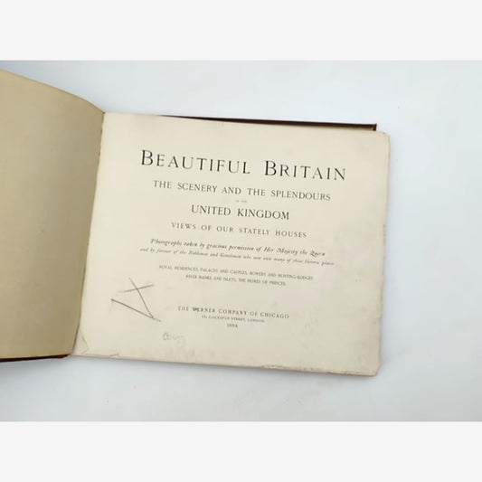 Beautiful Britain by Werner Company (Cloth, 1894) Exploration & Travel by Werner Company book cover