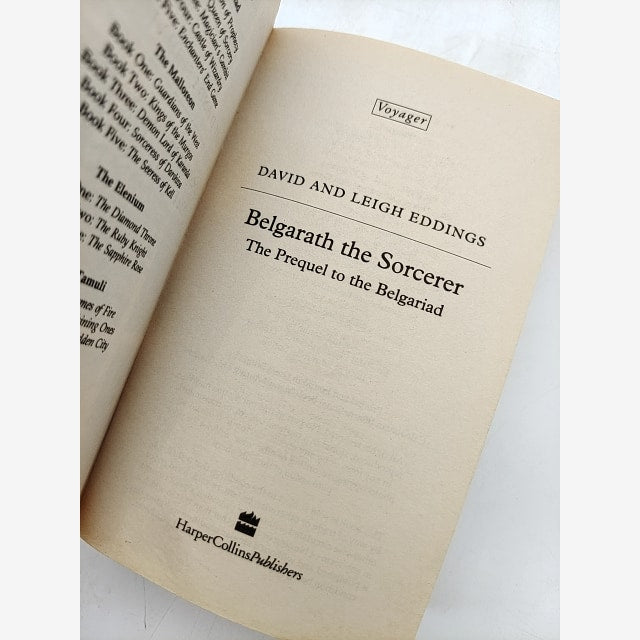 Belgarath The Sorcerer The Prequel To The Belgariad by David & Leigh Eddings by David Eddings, Leigh Eddings — photo 2