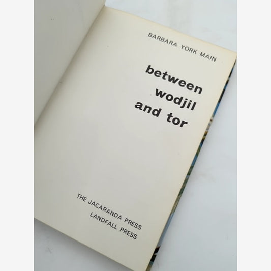 Between Wodjil And Tor by Barbara York Main (Hardcover, 1967) by Barbara York Main — photo 2