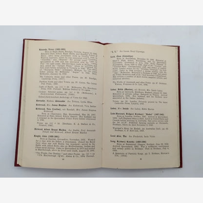 Bibliography of Queensland Verse by J H Hornibrook (Hardcover, 1953) Poetry by J H Hornibrook — photo 2