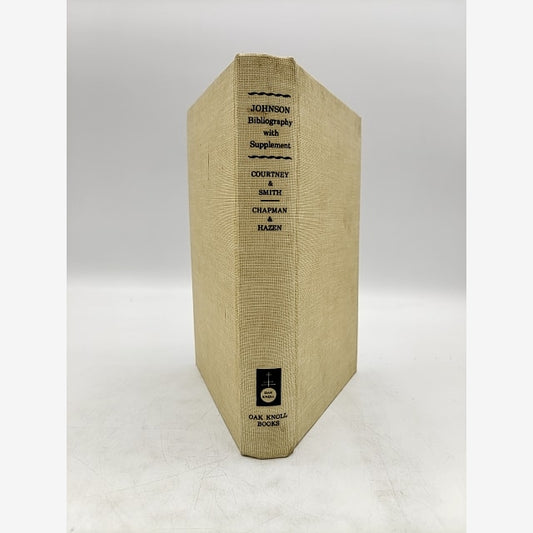 Bibliography Of Samuel Johnson Johnsonian Bibliography 18th Century English Poet by "David N. Smith William P. Courtney" book cover
