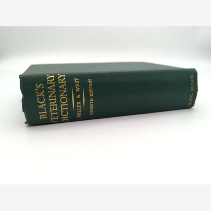 Black's Veterinary Dictionary 1964, Vintage 7th Edition by William C Miller And Geoffrey P West — photo 6