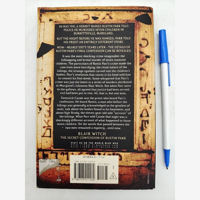 Blair Witch: The Secret Confession Of Rustin Parr by D A Stern, Supernatural by D. A. Stern — photo 6