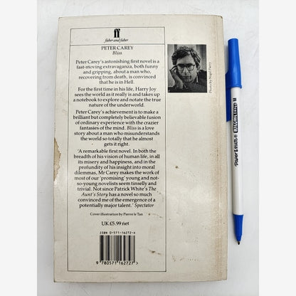 Bliss by Peter Carey (Paperback, 1981) Miles Franklin Award Winner! by Peter Carey — photo 6