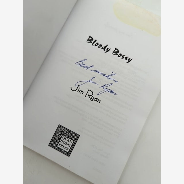 Bloody Bossy by Jim Ryan (Paperback, 1997) Signed, Australiana Cobb And Co by Jim Ryan — photo 2