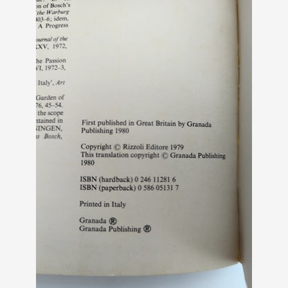 Bosch: The Complete Paintings by Germano Mulazzani (Paperback, 1980) Art History by Germano Mulazzani — photo 5