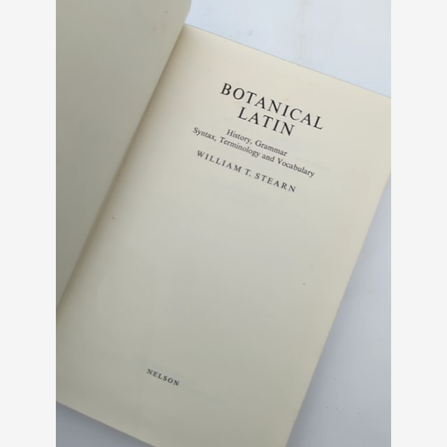 Botanical Latin by William T Stearn (Cloth, 1966) Science & Medicine by William T Stearn — photo 4