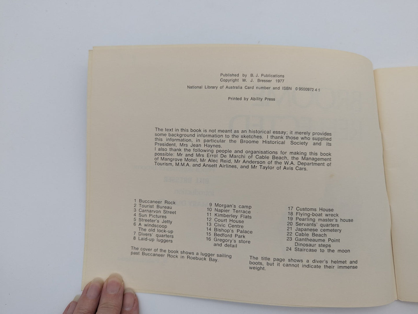 Broome Reflected: Pencil Sketches Of Broome by Bill Bresser WA History Art by Bill Bresser — photo 3