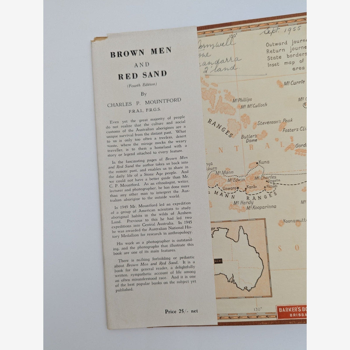Brown Men Red Sand Charles P. Mountford Australian Aboriginal History, 1953 by Charles Pearcy Mountford — photo 8
