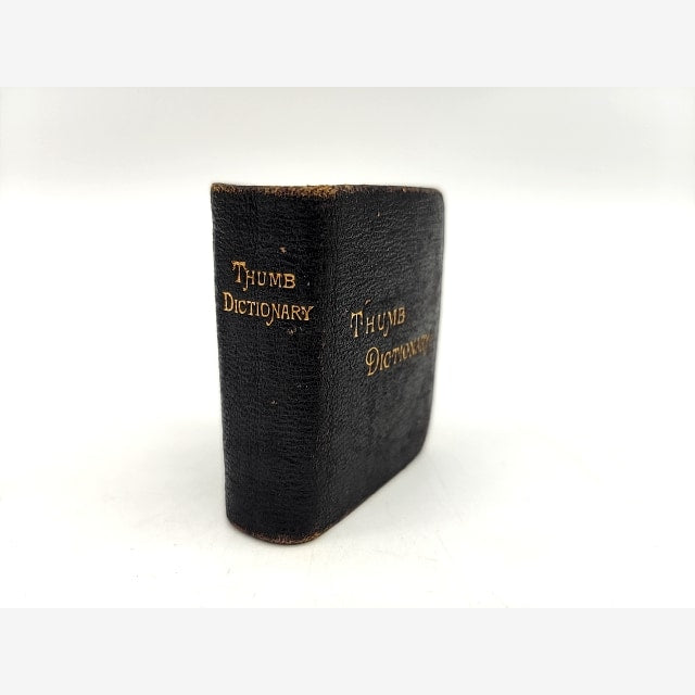 Bryce's Thumb English Dictionary by David Bryce (Leather, 1894) Reference by David Bryce — photo 5