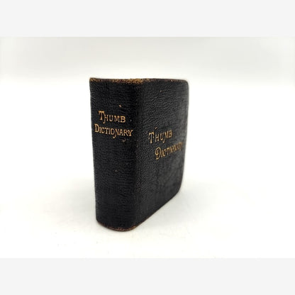 Bryce's Thumb English Dictionary by David Bryce (Leather, 1894) Reference by David Bryce — photo 5