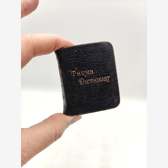 Bryce's Thumb English Dictionary by David Bryce (Leather, 1894) Reference by David Bryce book cover