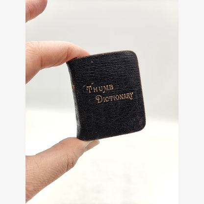Bryce's Thumb English Dictionary by David Bryce (Leather, 1894) Reference by David Bryce book cover
