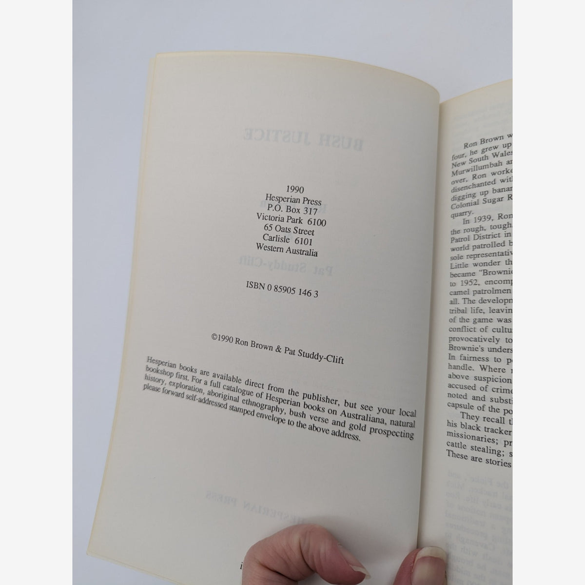 Bush Justice by Pat Brown Ron & Studdy-Clift, Australian Mounted Police History by Pat Brown Ron & Studdy-Clift — photo 2