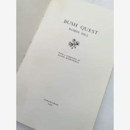 Bush Quest by Robin Hill (Hardcover, 1968) Australian Natural History by Robin Hill — photo 4