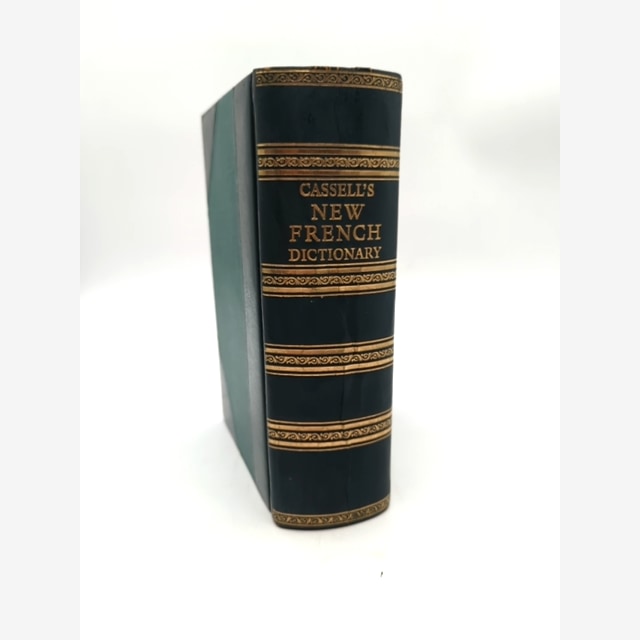Cassell's New French Dictionary by Denis Girard (Leather, 1962) Reference by Denis Girard book cover