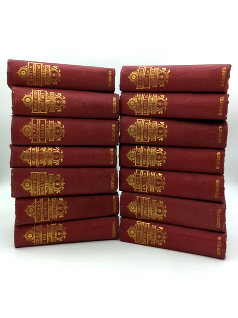 Charles Dickens 14 Illustrated Volumes, Facsimile Author's Favourite Edition by Charles Dickens