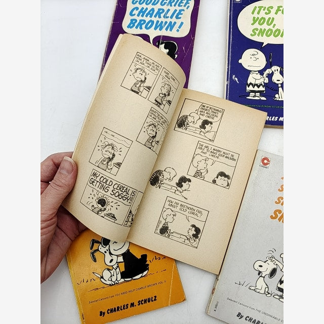 Charles M Schulz Paperback Bundle 5x Charlie Brown Snoopy Vintage Paperbacks by Charles M Schulz — photo 5
