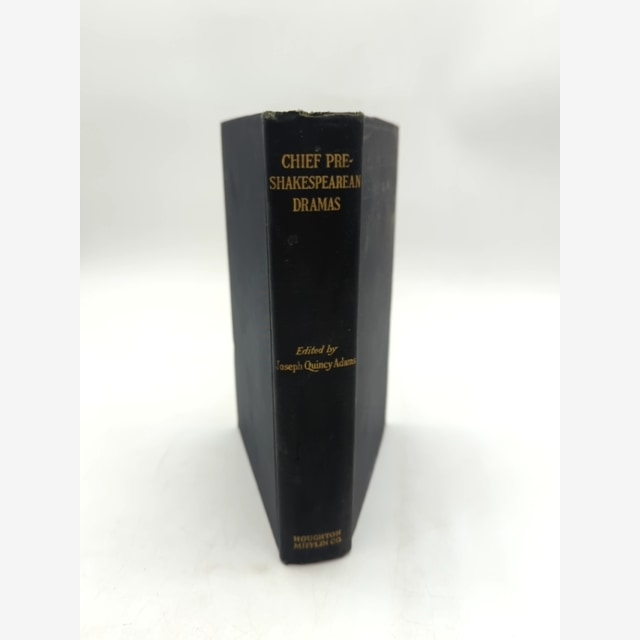 Chief Pre-shakespearean Dramas by Joseph Quincy Adams (Hardcover, 1924) by Joseph Quincy Adams book cover