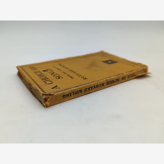 Choice Of Songs by Rudyard Kipling (Softcover, Wraps, 1925) Literature & Fiction by Rudyard Kipling — photo 2