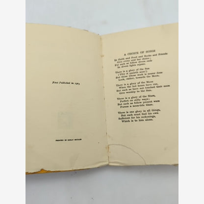 Choice Of Songs by Rudyard Kipling (Softcover, Wraps, 1925) Literature & Fiction by Rudyard Kipling — photo 4