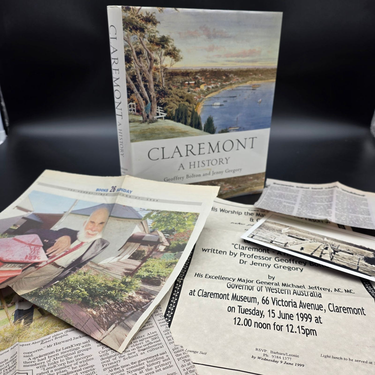 Claremont A History by Geoffrey Bolton and Jenny Gregory book cover