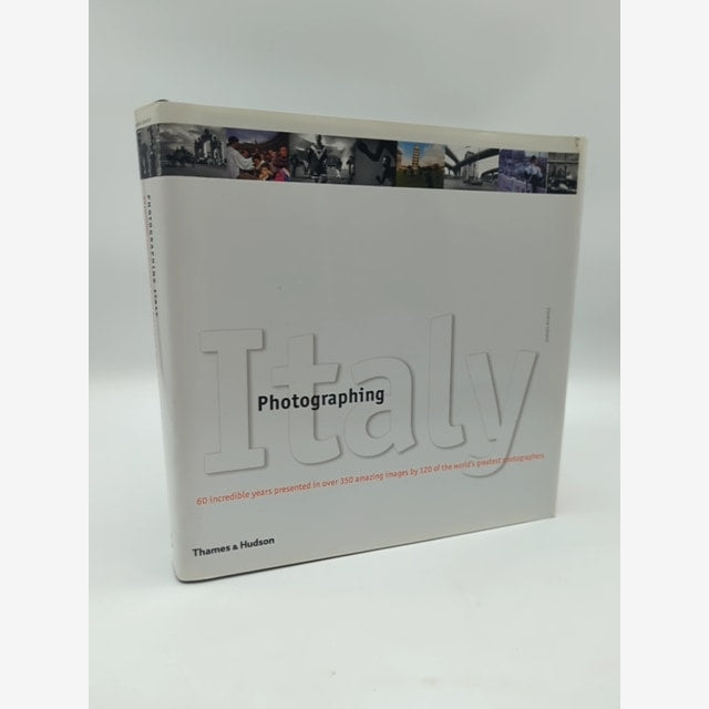 Coffee Table Photography Book ITALY 60 Years in 350+ Images by 120 Photographers by Giovanna Calvenzi book cover