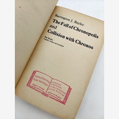 Collison With Chronos And The Fall Of Chronopolis by Barrington J Bayley by Barrington J. Bayley — photo 5