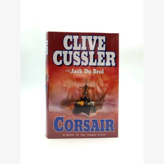 Corsair (the Oregon Files) by Clive Cussler & Jack Du Brul, Adventure Signed by Clive Cussler, Jack Du Brul book cover