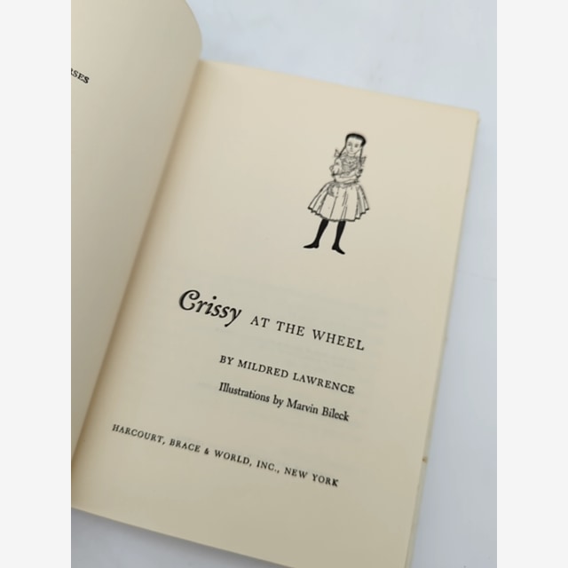 Crissy at the Wheel by Mildred Lawrence (Hardcover, 1952) 1st Edition Fiction by Mildred Lawrence — photo 3