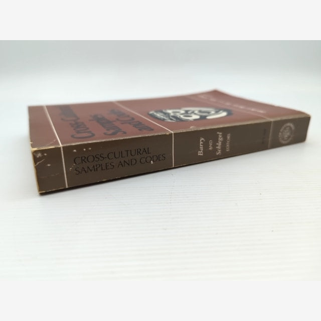 Cross-cultural Samples And Codes by Alice Barry (Eds.) Herbert Iii And Schlegel by Alice Schlegel — photo 2