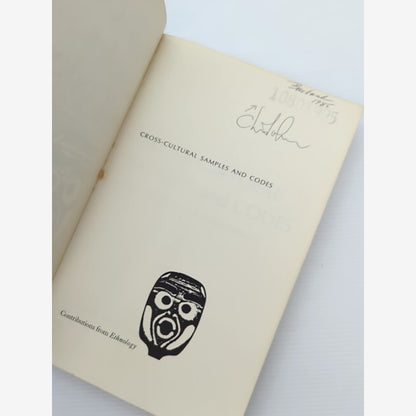 Cross-cultural Samples And Codes by Alice Barry (Eds.) Herbert Iii And Schlegel by Alice Schlegel — photo 5