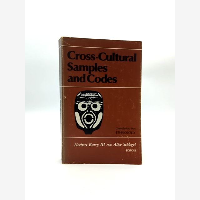 Cross-cultural Samples And Codes by Alice Barry (Eds.) Herbert Iii And Schlegel by Alice Schlegel book cover