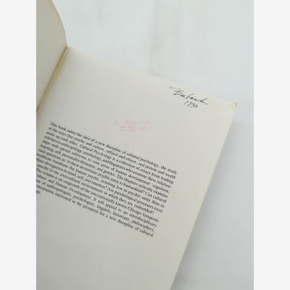 Cultural Psychology Essays On Comparative Human Development, Richard A. Schwede by Richard A. Schweder — photo 2