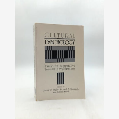 Cultural Psychology Essays On Comparative Human Development, Richard A. Schwede by Richard A. Schweder book cover