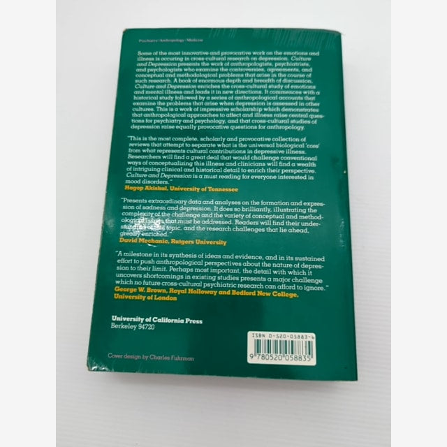 Culture And Depression Studies In The Anthropology And Cross-cultural Psychiatry by Byron J. Good — photo 4
