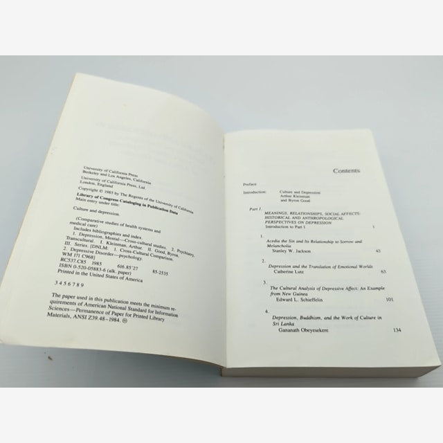 Culture And Depression Studies In The Anthropology And Cross-cultural Psychiatry by Byron J. Good — photo 5