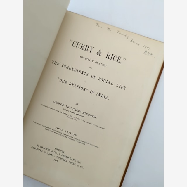 Curry And Rice by George Franklin Atkinson (Cloth, 1911) by George Franklin Atkinson — photo 3