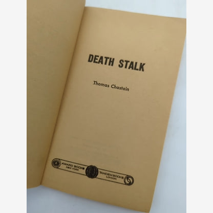 Death Stalk by Thomas Stalk (Paperback, 1971) Terror, Suspense & Violence by Thomas Stalk — photo 2