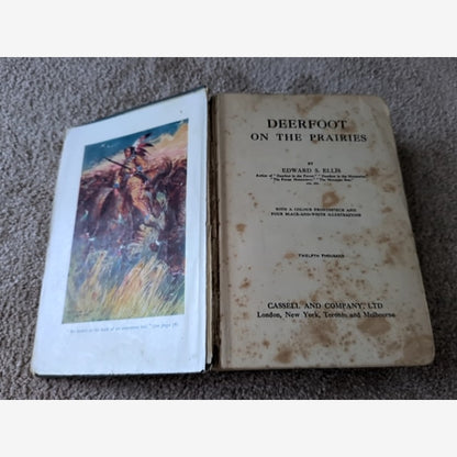 Deerfoot On The Prairies by Edward S Ellis (Hardcover, 1920) Americana by Edward S Ellis — photo 5