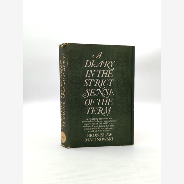 Diary In The Strict Sense Of The Term by Bronislaw Makinowski (Hardcover, 1967) by Bronislaw Makinowski book cover