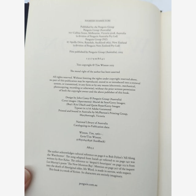 Eyrie by Tim Winton (Hardcover, 2013) 1st Edition by Tim Winton — photo 5