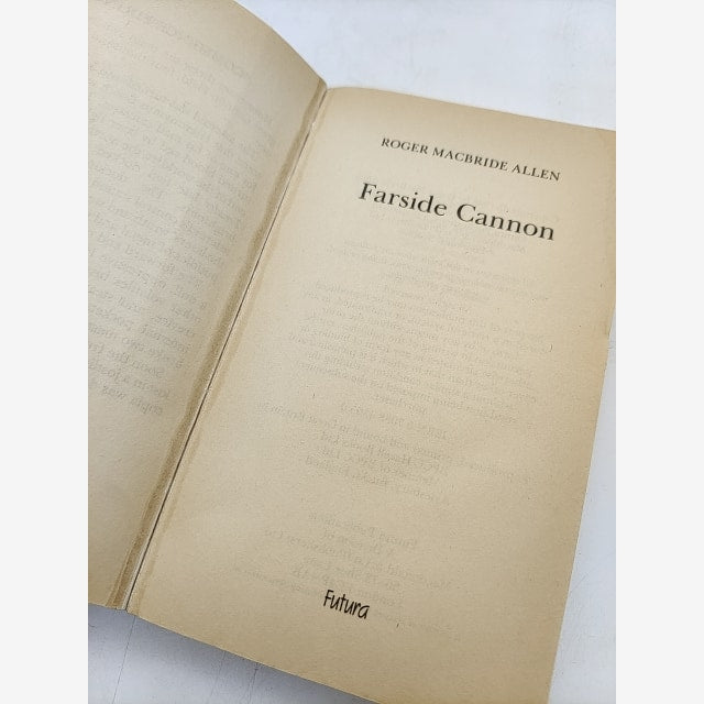 Farside Cannon by Roger MacBride Allen (Trade Paperback, 1989) 1st Edition by Roger Macbride Allen — photo 4