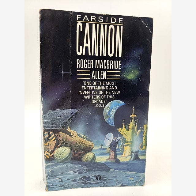 Farside Cannon by Roger MacBride Allen (Trade Paperback, 1989) 1st Edition by Roger Macbride Allen book cover
